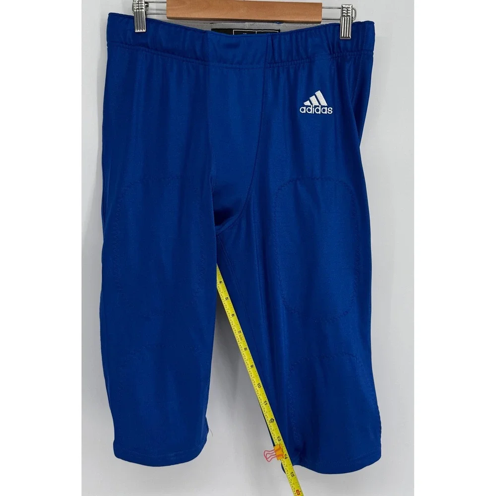 Adidas Mens Press Coverage 2.0 Football Girdle‎ Padded Shorts Blue Sz XL NEW